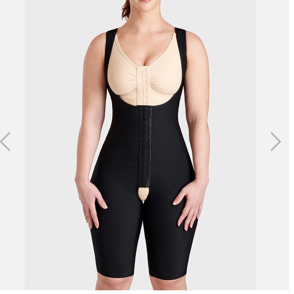 BLACK XL post op recovery compression suit / faja
